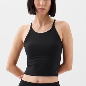 GapFit Studio Longline Sports‎ Bra Black Small NWT in packaging